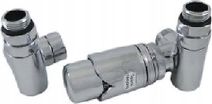 Attēls no Zestaw Z8 zaworowy z trójnikiem odcinajcym prawy chrom na PEX (DWZ)