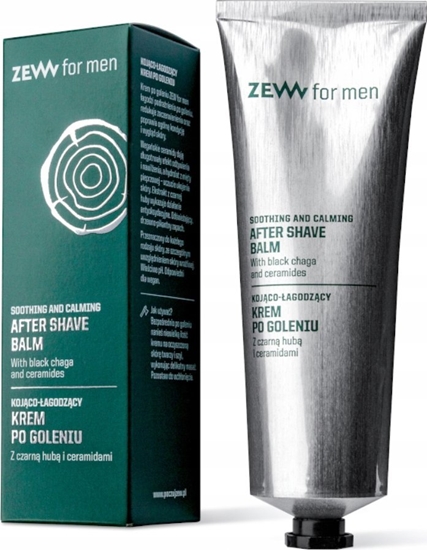 Picture of ZEW FOR MEN_Kojco-agodzcy krem po goleniu z Czarn Hub i Ceramidami 80ml