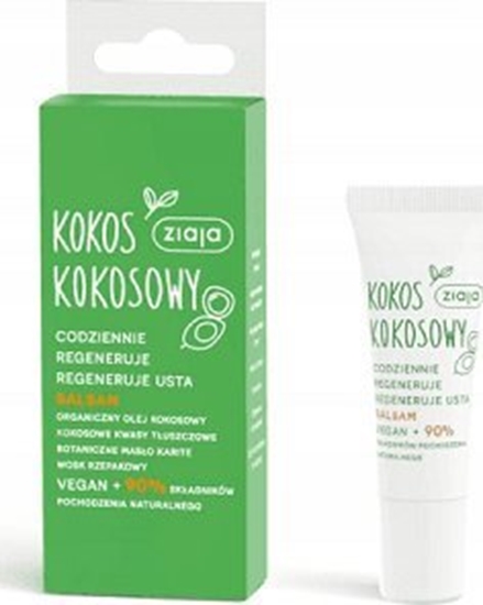Picture of Ziaja ZIAJA Kokos Kokosowy regenerujcy balsam do ust 10ml
