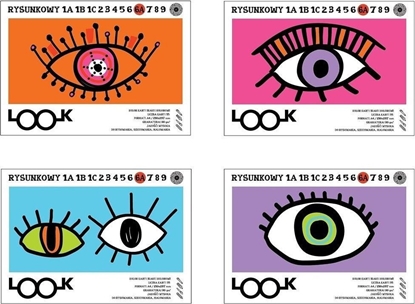 Изображение Ziemia Obiecana Blok rysunkowy A4/15K biay+kolor Look (10szt)