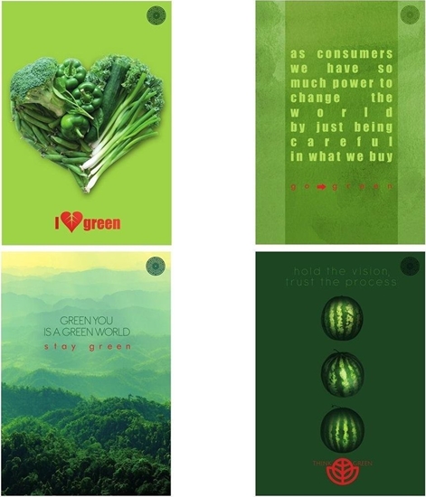 Picture of Ziemia Obiecana Brulion B5/96K kratka Think Green (5szt)