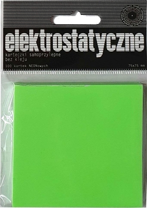 Attēls no Ziemia Obiecana Karteczki elektrostatyczne 75x75mm 100K zielone