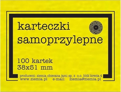 Attēls no Ziemia Obiecana Karteczki samoprzylepne Fluo 38x51mm 100K óte