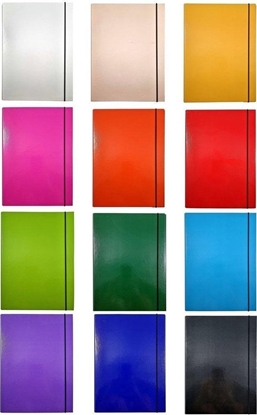 Attēls no Ziemia Obiecana Teczka A4 skrzydowa z gumk grzbiet okrgy MIX