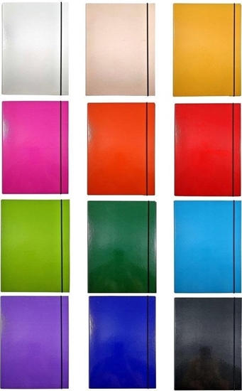 Picture of Ziemia Obiecana Teczka A4 skrzydowa z gumk grzbiet okrgy MIX