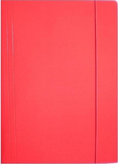 Picture of Ziemia Obiecana Teczka A4 z gumk byszczca czerwona