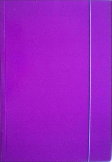 Picture of Ziemia Obiecana Teczka A4 z gumk byszczca fioletowa