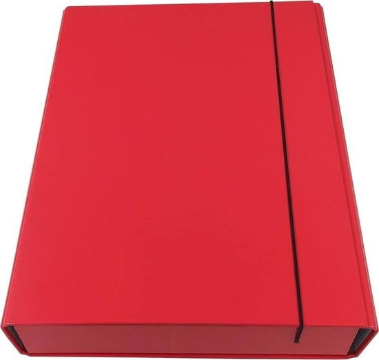 Picture of Ziemia Obiecana Teczka box z gumk czerwona