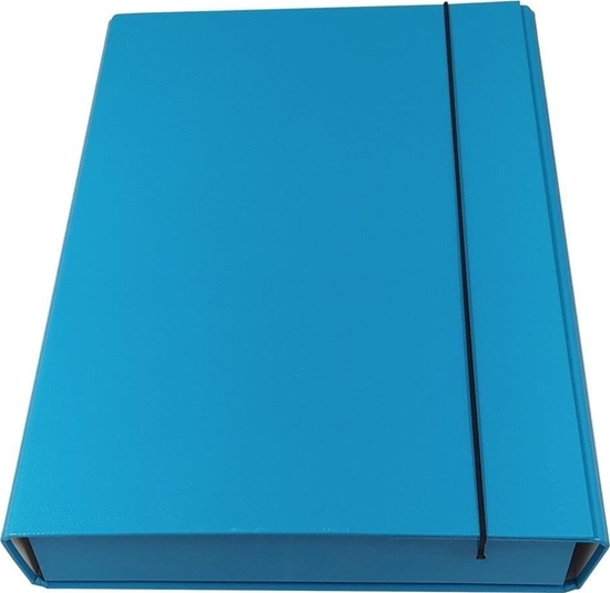 Picture of Ziemia Obiecana Teczka box z gumk jasna niebieska