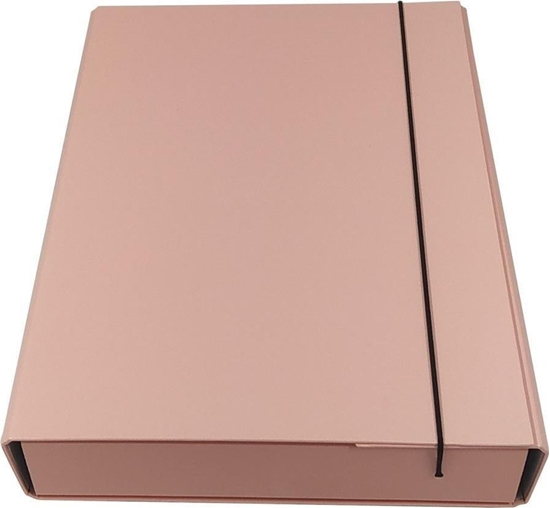 Picture of Ziemia Obiecana Teczka box z gumk róowa