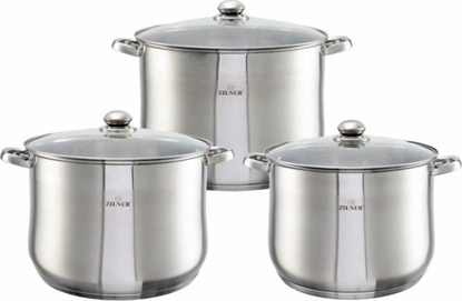 Picture of Zilner ZESTAW 3 GARNKÓW GASTRONOMICZNYCH 16/20/23L ZILNER ZL-7352