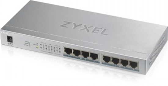 Изображение ZYXEL GS1008-HP, 8 PORT GIGABIT POE+ UNMANAGED DESKTOP SWITCH, 8 X POE, 60 WATT