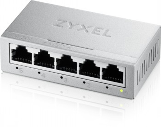 Изображение ZYXEL GS-105B V5 5-PORT MINI DESKTOP GIGABIT ETHERNET SWITCH