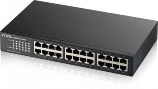 Изображение ZYXEL GS1100-24E  24 PORT GIGABIT UNMANAGED SWITCH V3