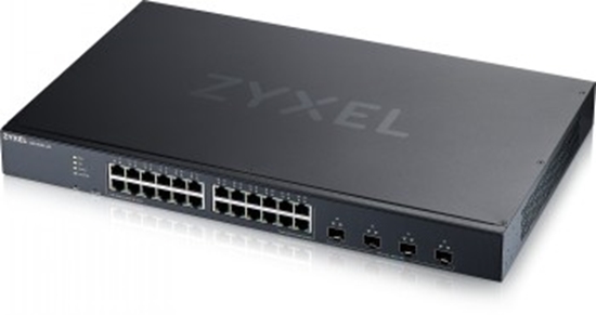 Picture of ZYXEL XGS1935-28, 28 PORT LITE-L3 SMART MANAGED SWITCH, 24X GIGABIT COPPER AND 4X 10G SFP+, HYBRID MODE, STANDALONE OR NEBULAFLEX CLOUD