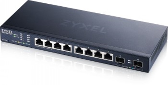 Picture of ZYXEL XMG1915-10E, 8-PORT 2.5GBE, 2 SFP+ SMART SWITCH, HYBRID MODE, STANDALONE OR NEBULAFLEX CLOUD