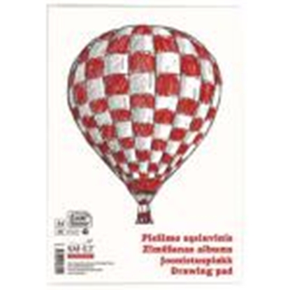 Изображение Zīmēšanas albums A4 120g 100 loksnes SMLT