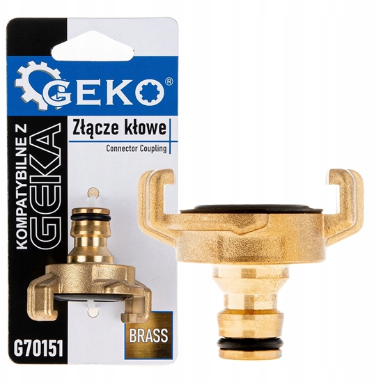 Picture of Zcze kowe mosine kompatybilne z GEKA z przyczem (10/80)