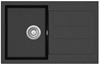 Picture of Zlewozmywak Aquasanita Aquasanita TESSA SQT101-601AW BLACK METALIK