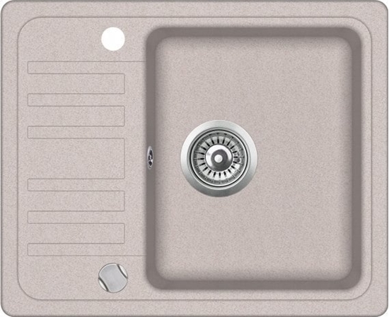 Picture of Zlewozmywak Aquasanita Dirbtinio granito virtuvin plautuv Aquasanita Notus SQ102, 110 Beige