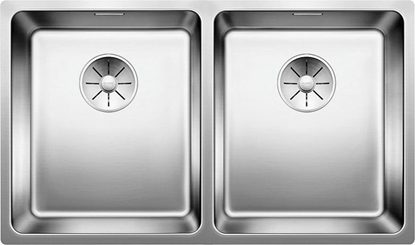 Изображение Zlewozmywak Blanco Andano 340/340-U stal polerowana z korkiem InFino (522983)