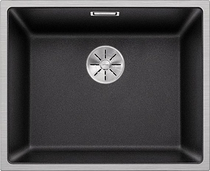Изображение Zlewozmywak Blanco BLANCO SUBLINE 500-IF SteelFrame Silgranit antracyt, korek auto., InFino