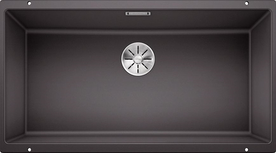 Изображение Zlewozmywak Blanco BLANCO SUBLINE 800-U szaro skay z korkiem InFino