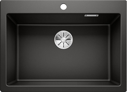 Attēls no Zlewozmywak Blanco Pleon 8 Silgranit czarny z korkiem InFino (525957)