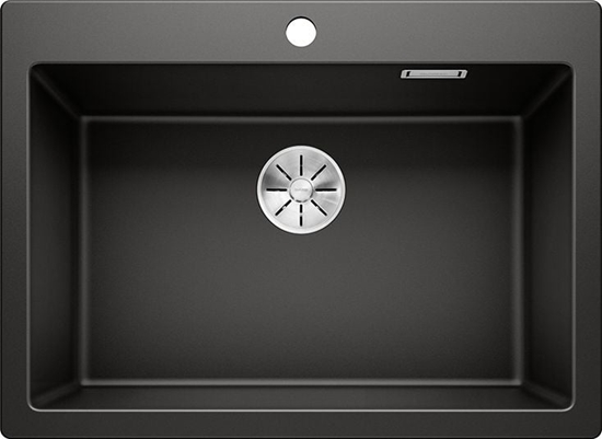 Picture of Zlewozmywak Blanco Pleon 8 Silgranit czarny z korkiem InFino (525957)
