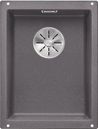 Изображение Zlewozmywak Blanco Subline 320-U Silgranit szaro skay z korkiem InFino (523407)