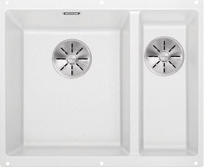 Attēls no Zlewozmywak Blanco Subline 340/160-U Silgranit biay z korkiem InFino, komora z lewej (523552)
