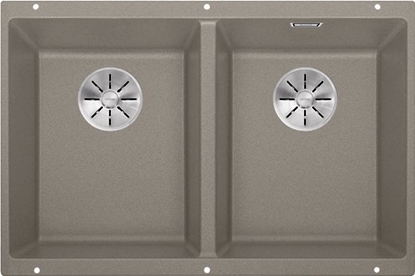 Attēls no Zlewozmywak Blanco Subline 350/350-U Silgranit tartufo z korkiem InFino (523581)