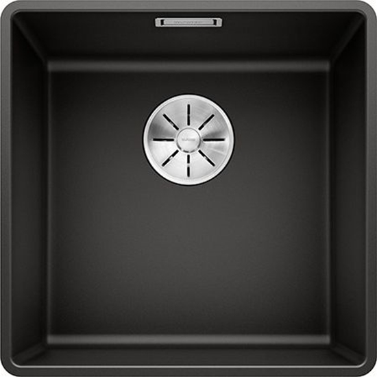 Picture of Zlewozmywak Blanco Subline 400-F Silgranit czarny z korkiem InFino (525988)