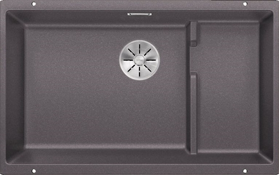 Изображение Zlewozmywak Blanco Subline 700-U Level Silgranit szaro skay z korkiem InFino (523539)
