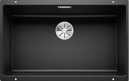 Изображение Zlewozmywak Blanco Subline 700-U Silgranit czarny z korkiem InFino (526001)