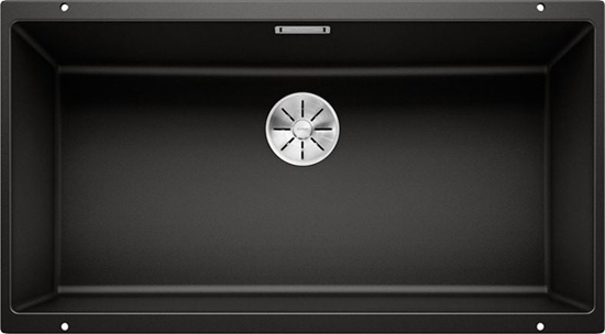 Picture of Zlewozmywak Blanco Subline 800-U Silgranit czarny z korkiem InFino (526005)