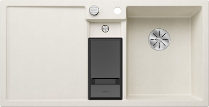 Picture of Zlewozmywak Blanco Zlewozmywak COLLECTIS 6 S Silgranit delikatny biay prawa, korek auto., InFino, wkad z pokrywk