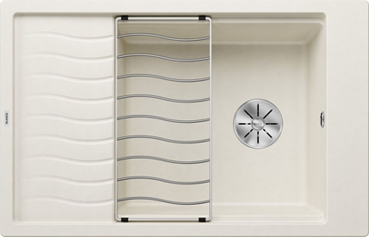 Picture of Zlewozmywak Blanco Zlewozmywak ELON XL 6 S Silgranit delikatny biay odwracalny, InFino, kratka ociekowa