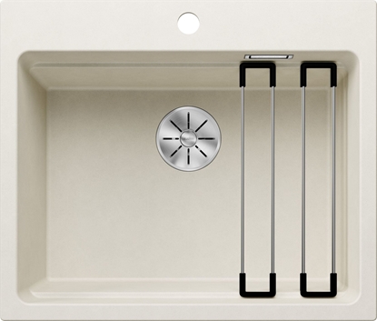 Attēls no Zlewozmywak Blanco Zlewozmywak ETAGON 6 Silgranit delikatny biay InFino, szyny