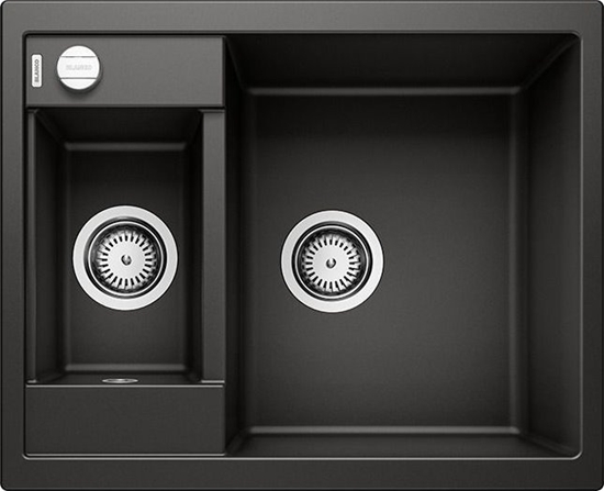 Picture of Zlewozmywak Blanco Zlewozmywak METRA 6 Silgranit czarny odwracalny, korek auto.