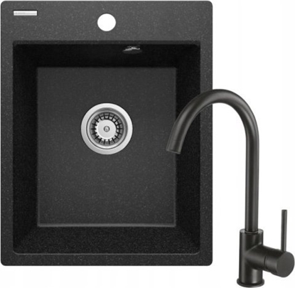 Изображение Zlewozmywak Deante Deante Zlewozmywak granitowy z bateri 1-komorowy