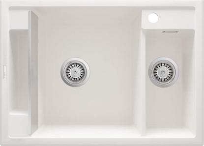 Attēls no Zlewozmywak Deante MAGNETIC - granitowy magnetyczny 1.5-komorowy Biay (ZRM A503)