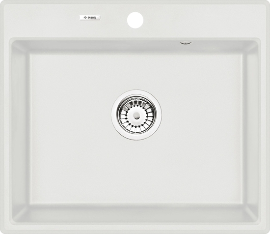 Изображение Zlewozmywak Deante Zlewozmywak ANDANTE ALABASTER GRANIT + SPACE SAVER