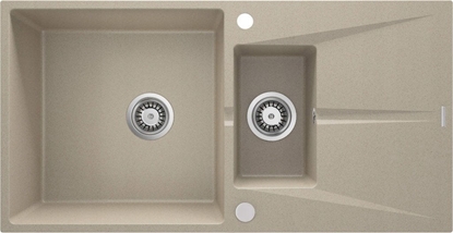 Изображение Zlewozmywak Deante Zlewozmywak granitowy 1.5-komorowy z ociekaczem