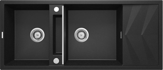 Picture of Zlewozmywak Deante Zlewozmywak granitowy magnetyczny 2-komorowy z ociekaczem