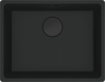 Изображение Zlewozmywak Franke Granitin plautuv Franke Maris, MRG 110-52, Juoda matin, juodas ekscentrinis ventilis