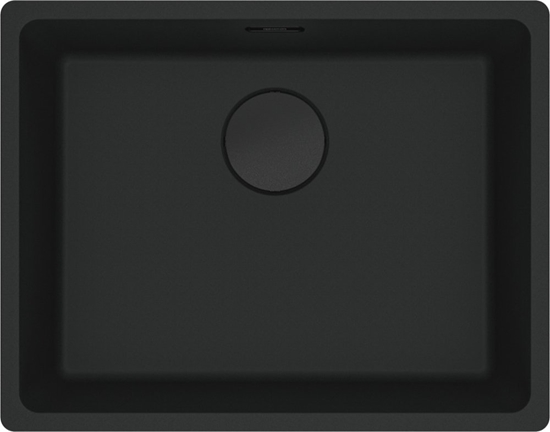 Изображение Zlewozmywak Franke Granitin plautuv Franke Maris, MRG 110-52, Juoda matin, juodas ekscentrinis ventilis