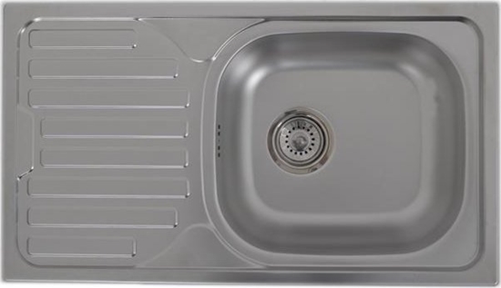 Изображение Zlewozmywak Franke STAINLESS STEEL SINK LINEN AS07+ SYPHON