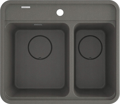 Изображение Zlewozmywak granitowy 1.5-komorowy