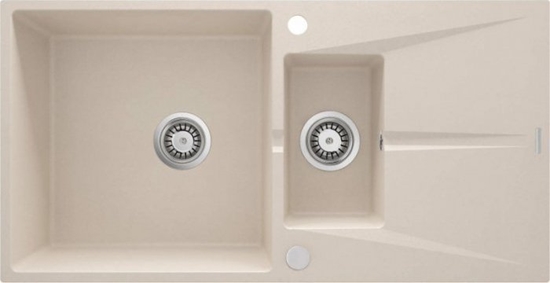 Изображение Zlewozmywak granitowy 1.5-komorowy z ociekaczem